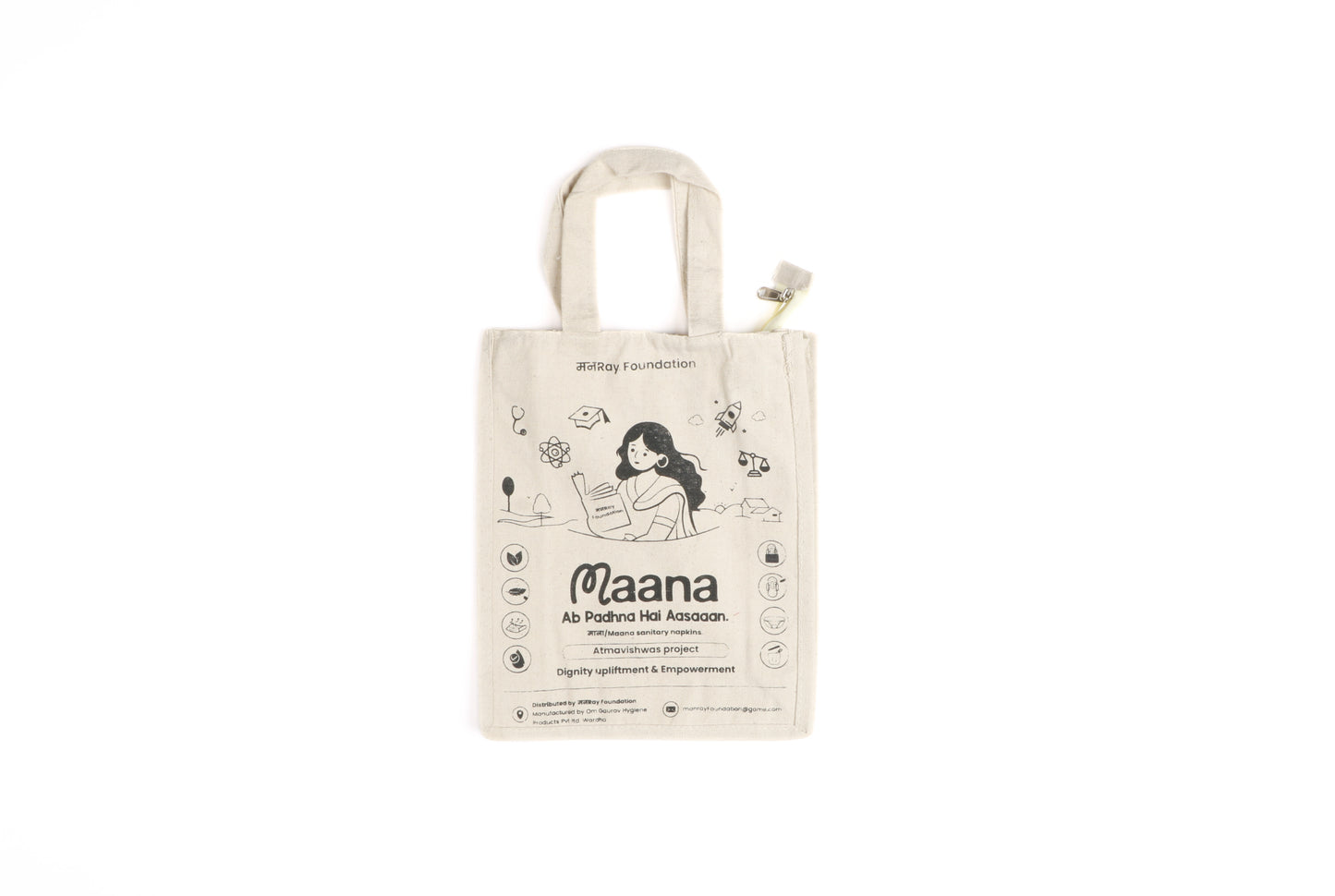 Canvas Bag with 3 Sided Fold