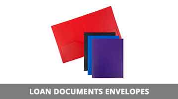 loan documents envelopes