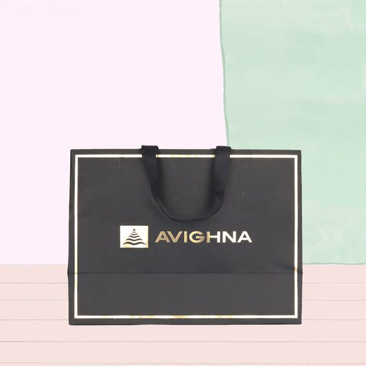 Paper Bag with Satin Ribbon Handle