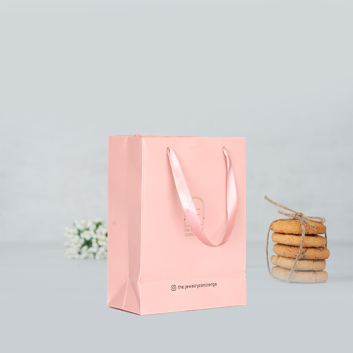 Paper Bag with Fancy Handle