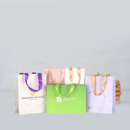 Paper Bag with Fancy Handle