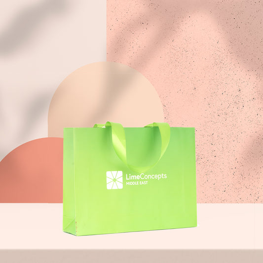 Paper Bag with Quill Tape Handle