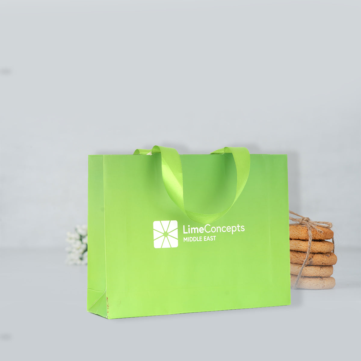 Paper Bag with Fancy Handle