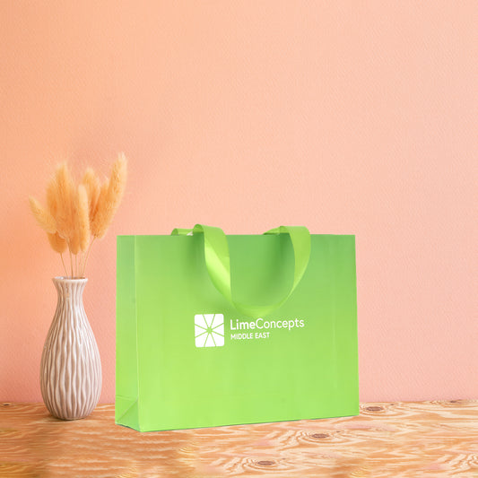 Paper Bag with Satin Ribbon Handle