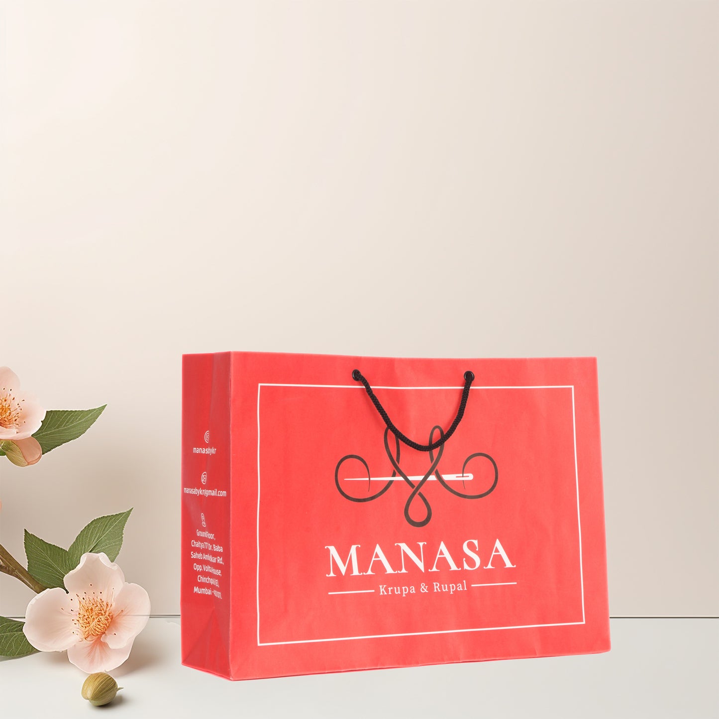 White Kraft Paper Bag