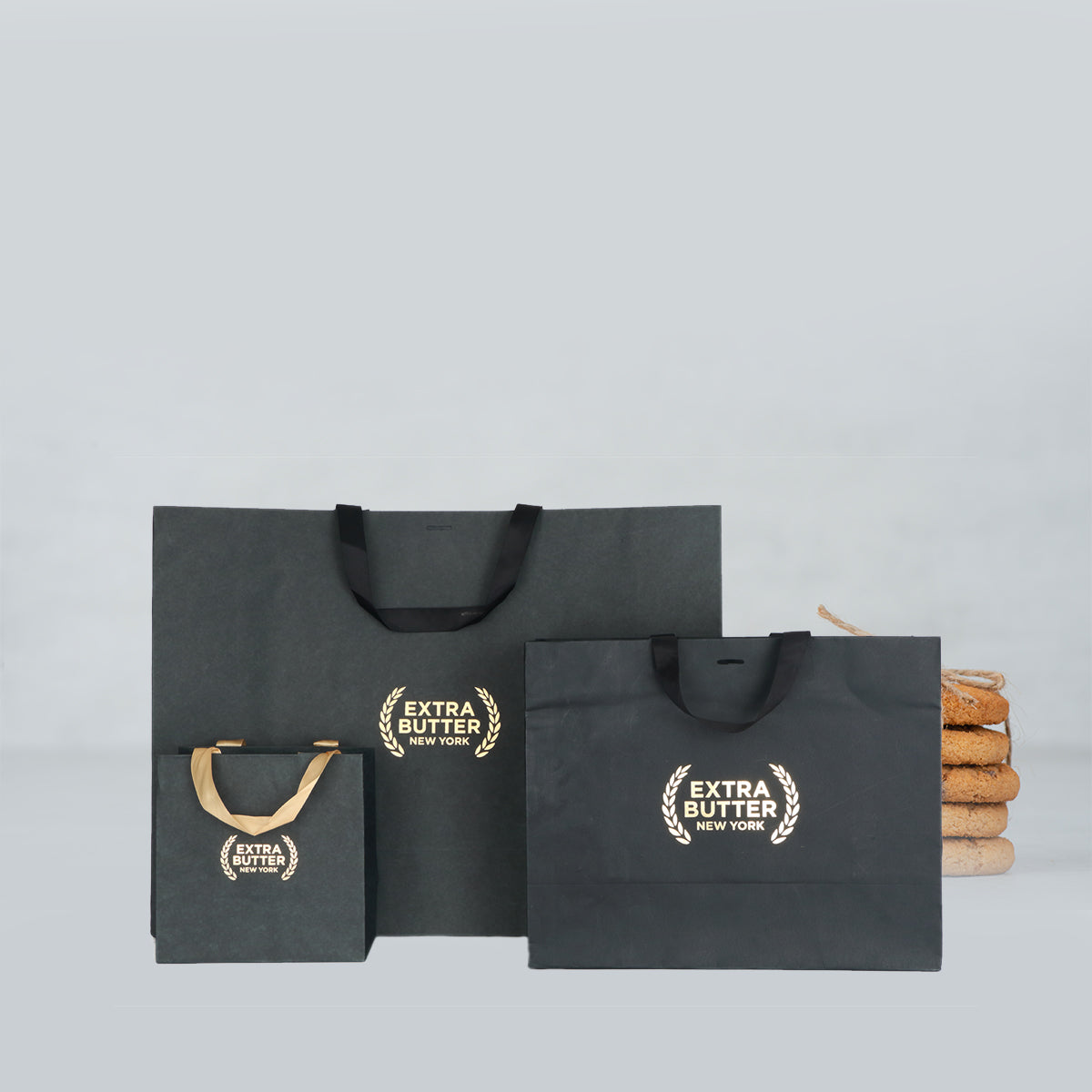 Paper Bag with Satin Ribbon Handle