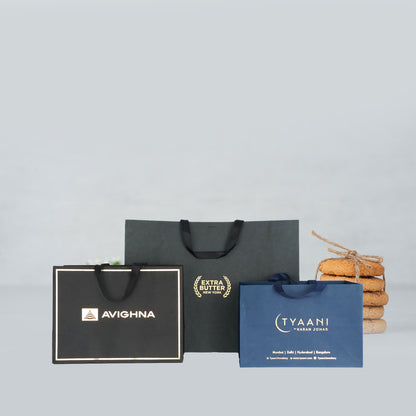 Paper Bag with Satin Ribbon Handle