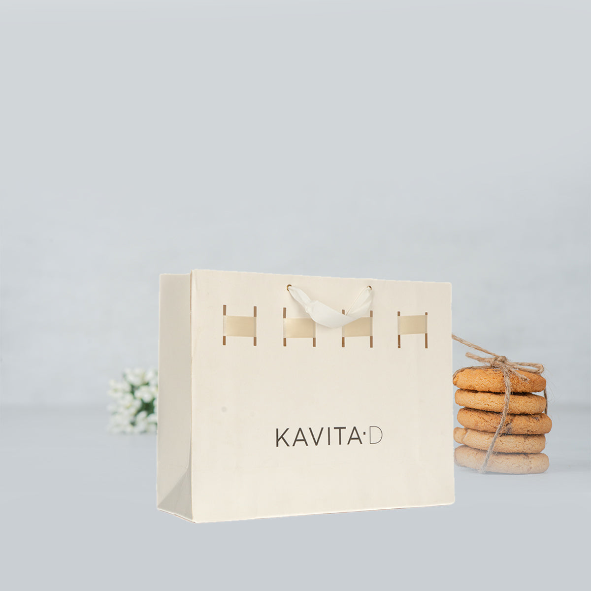 Paper Bag with Fancy Handle