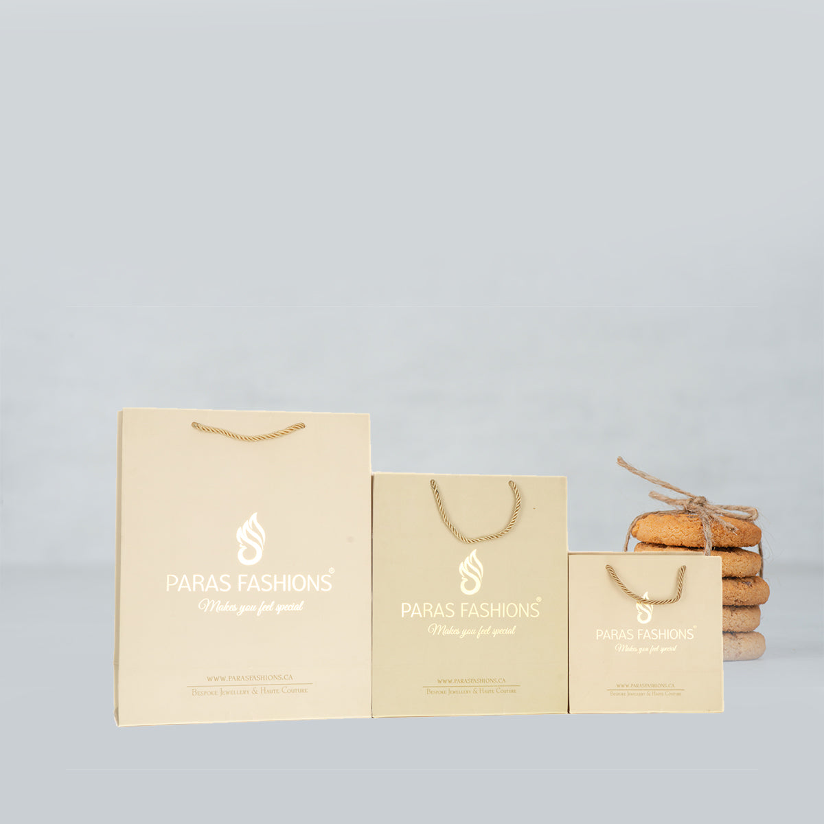 Paper Bag with Fancy Handle