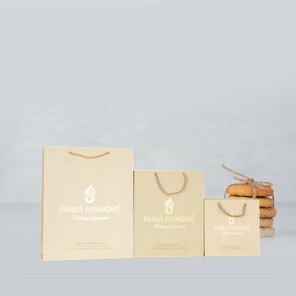 Paper Bag with Fancy Handle