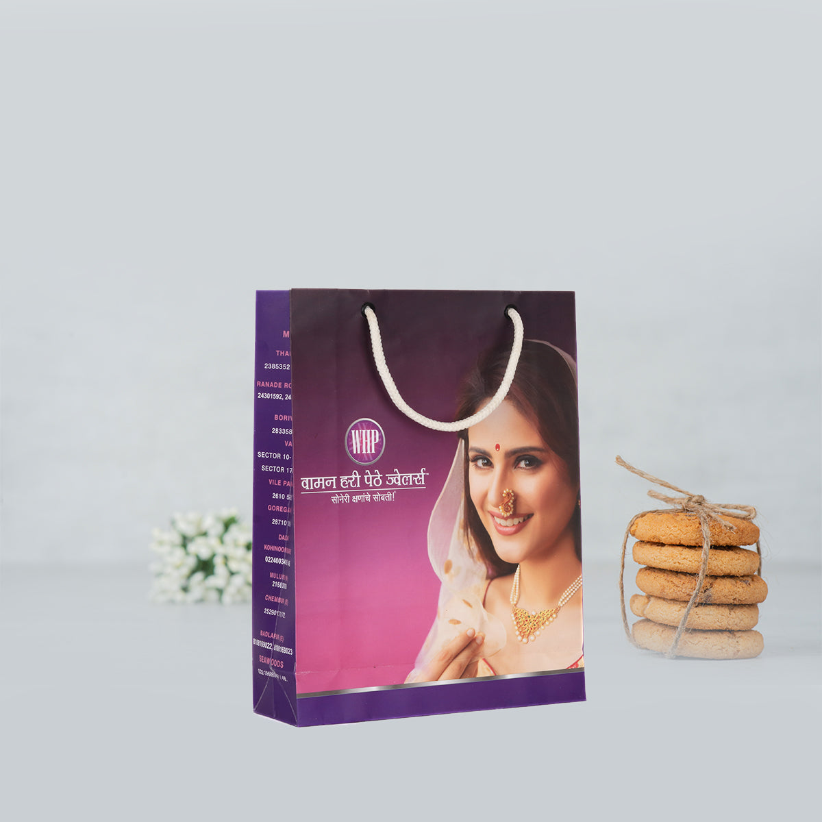 Paper Bag with Fancy Handle