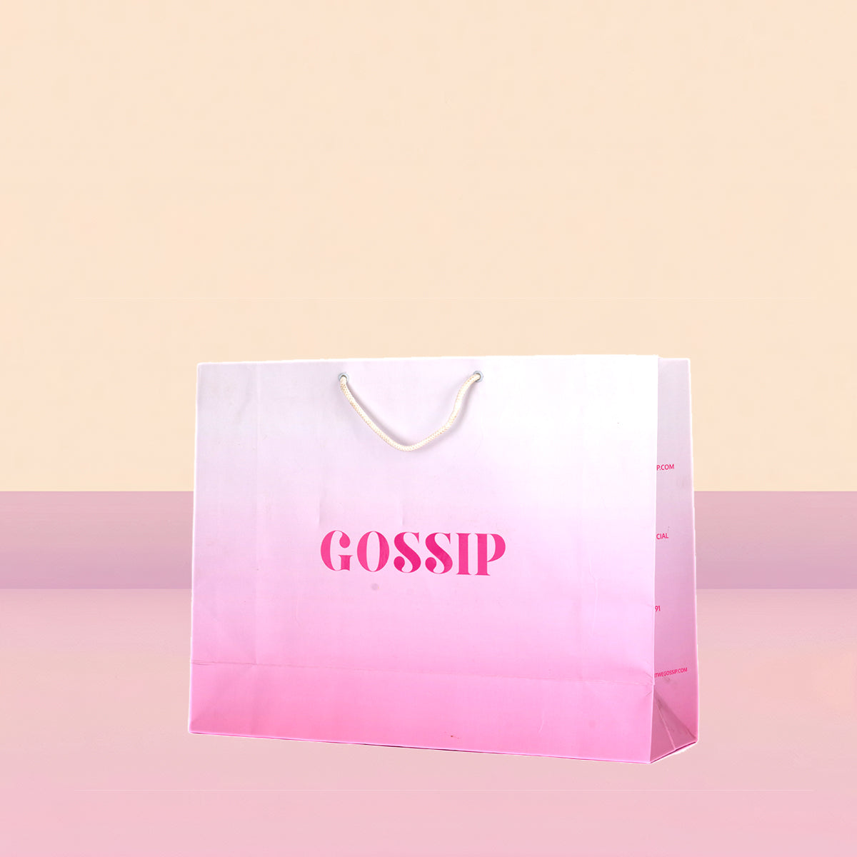 Paper Bag with UV coating on design