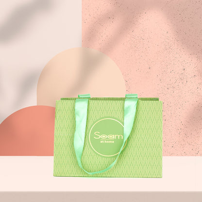 Paper Bag with Quill Tape Handle