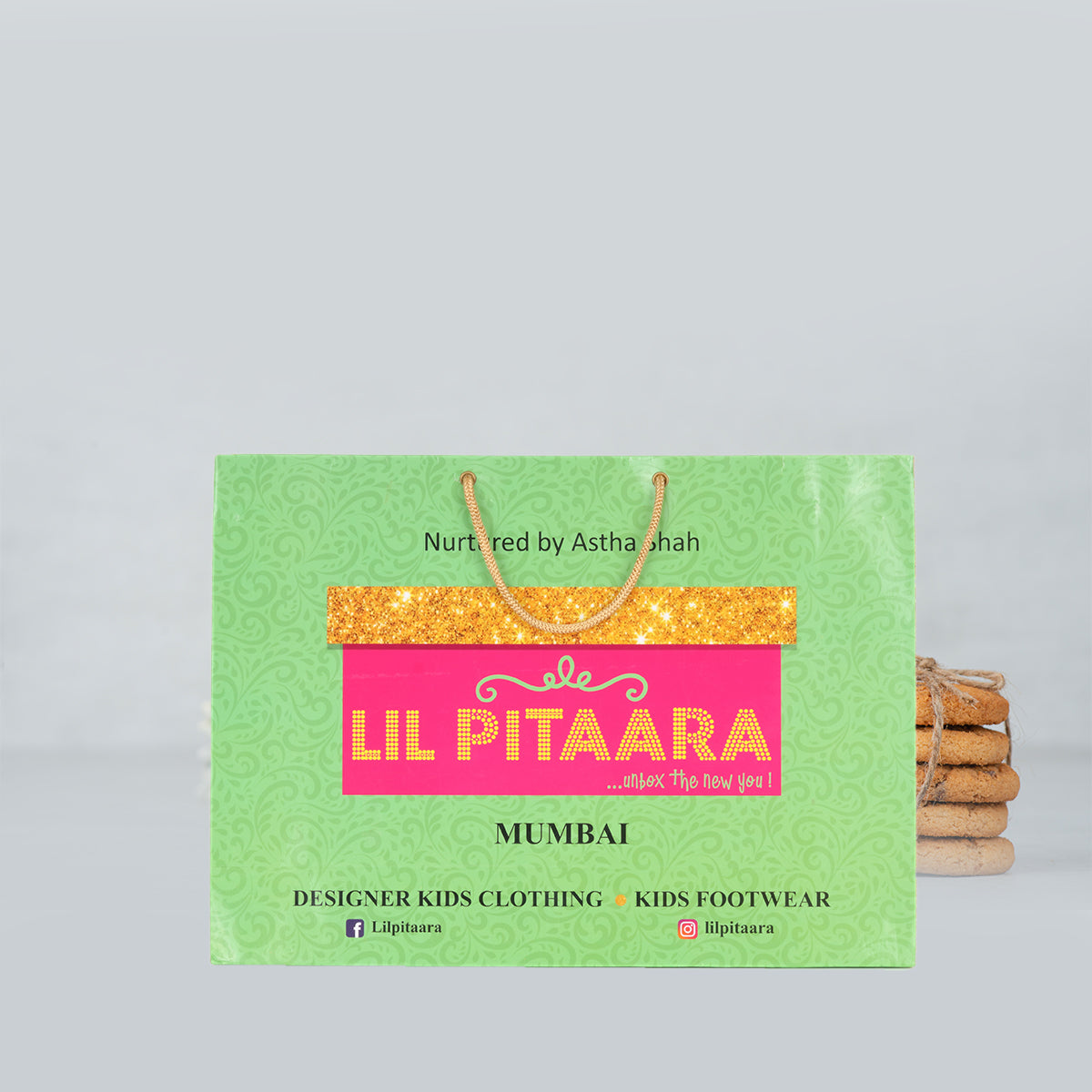 Paper Bag with Fancy Handle