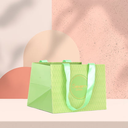 Paper Bag with Quill Tape Handle