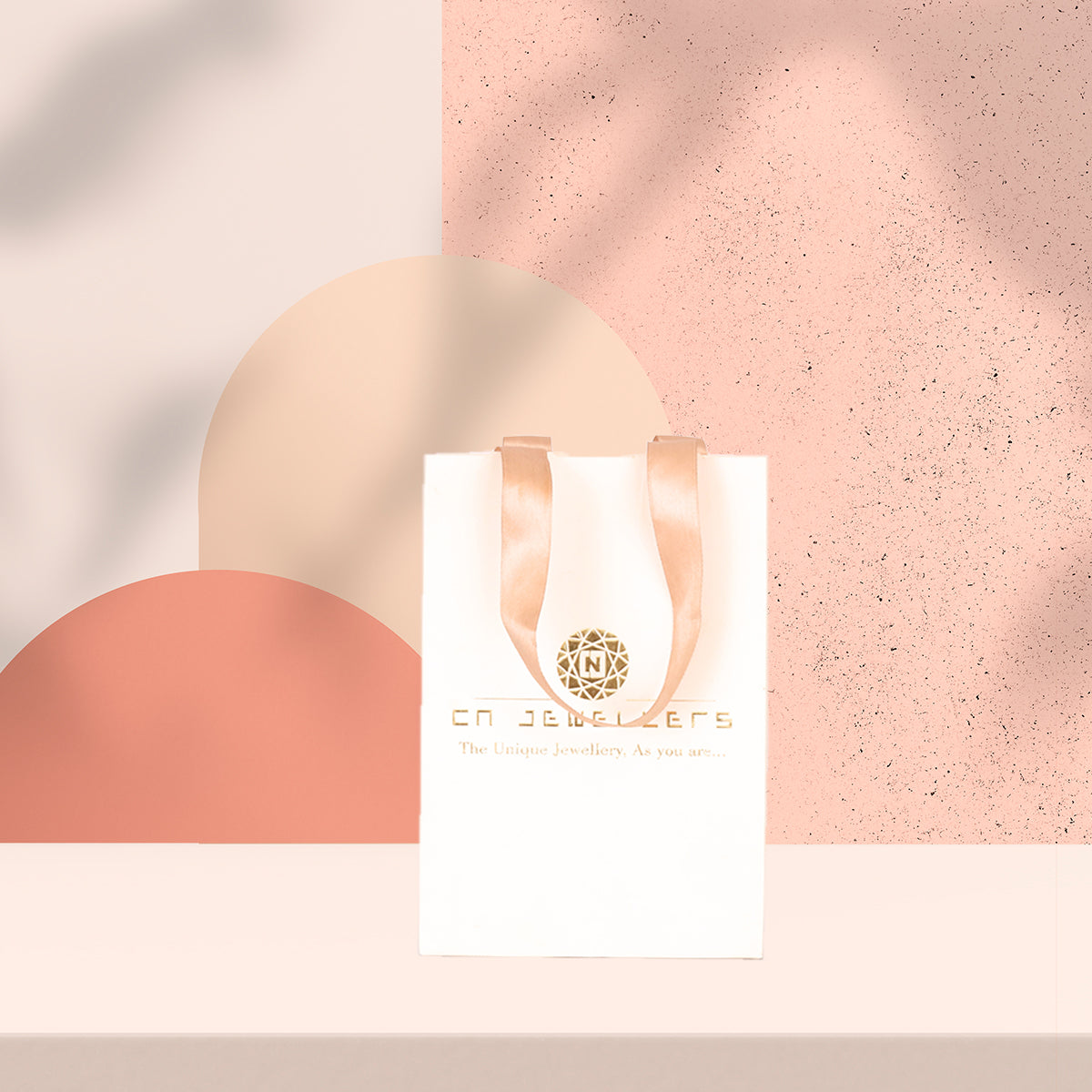 Paper Bag with Quill Tape Handle