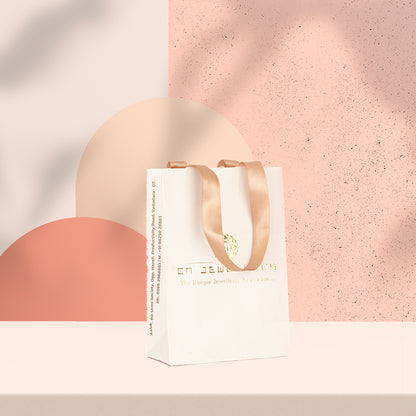 Paper Bag with Quill Tape Handle