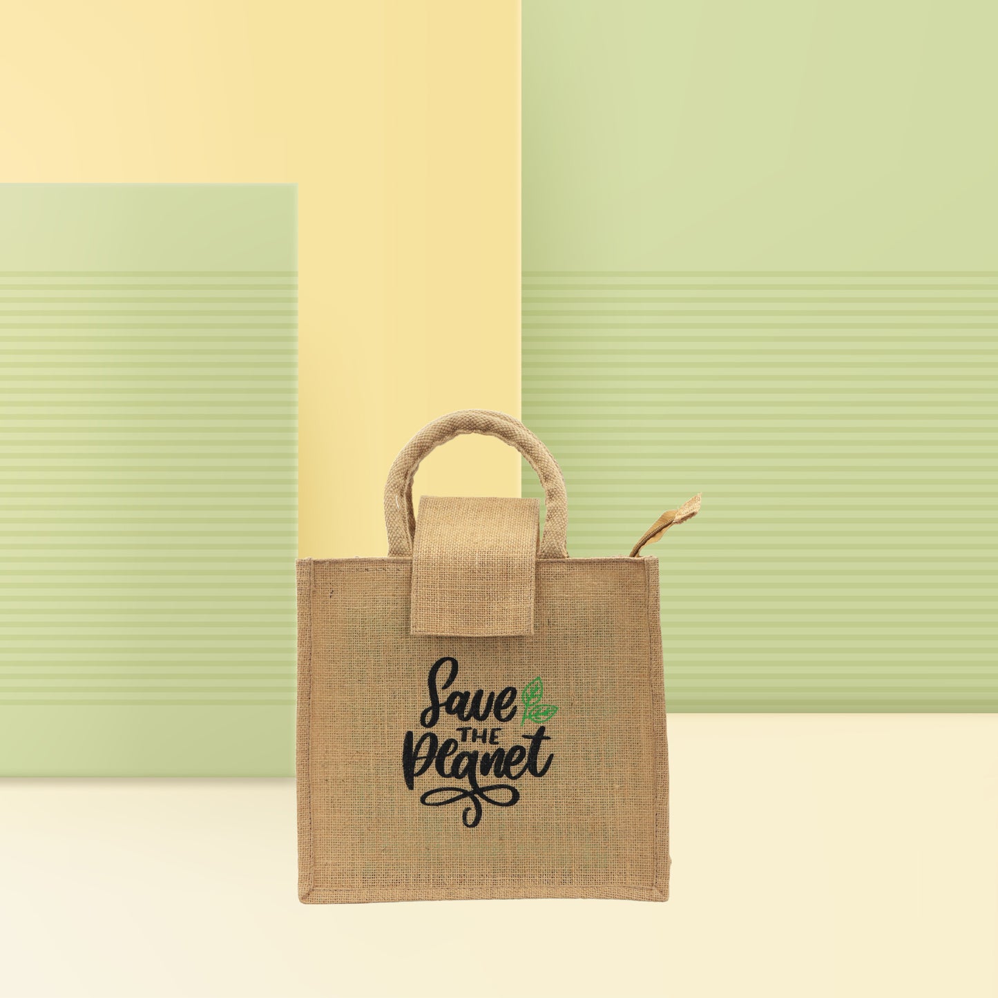 Jute Bag with Flap