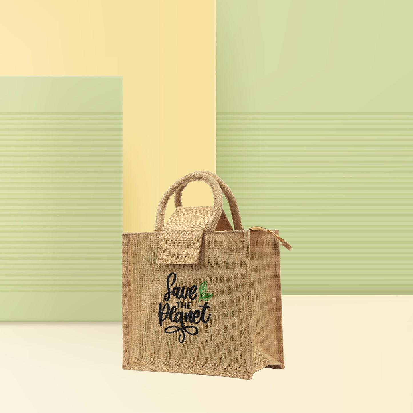 Jute Bag with Flap