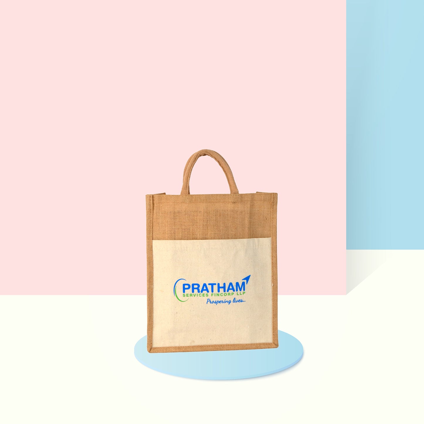 Jute Bag with Pocket