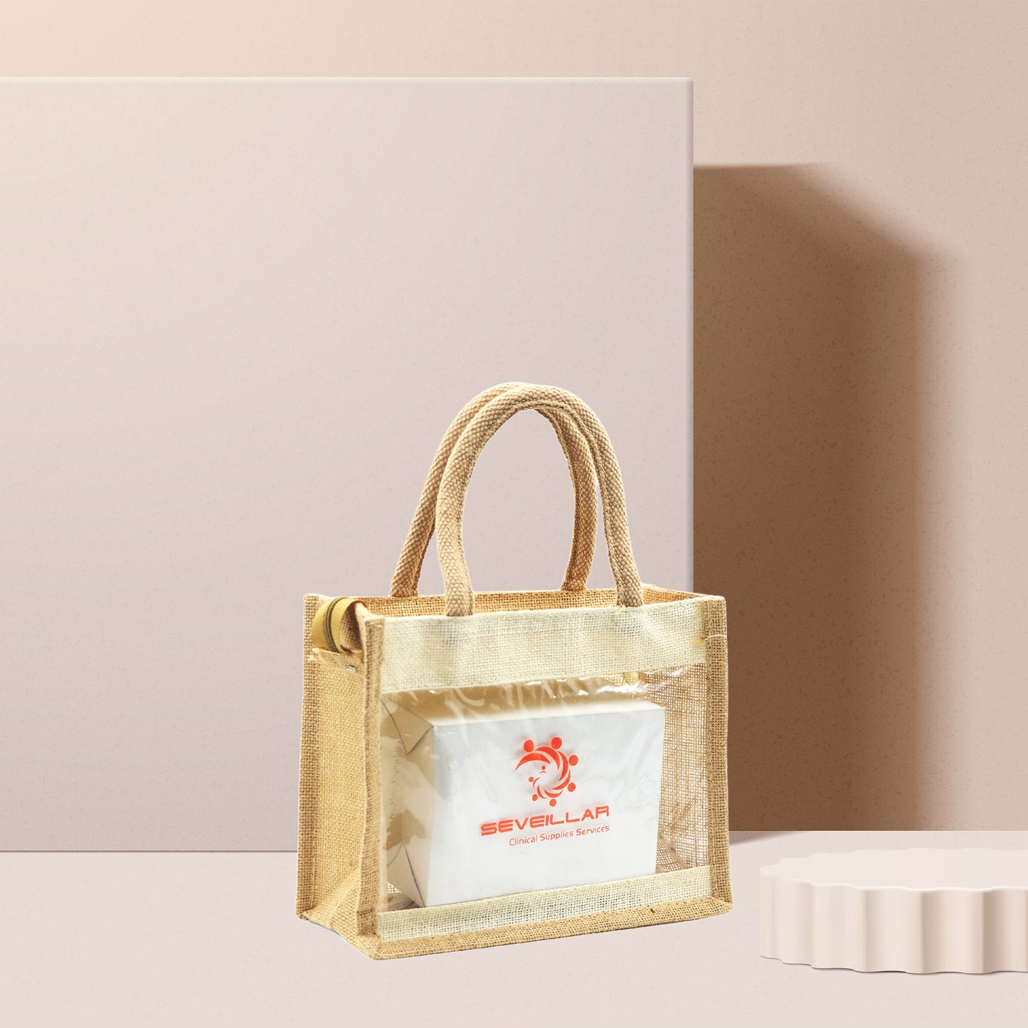 Jute Bag with Window
