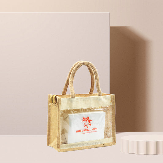 Jute Bag with Window