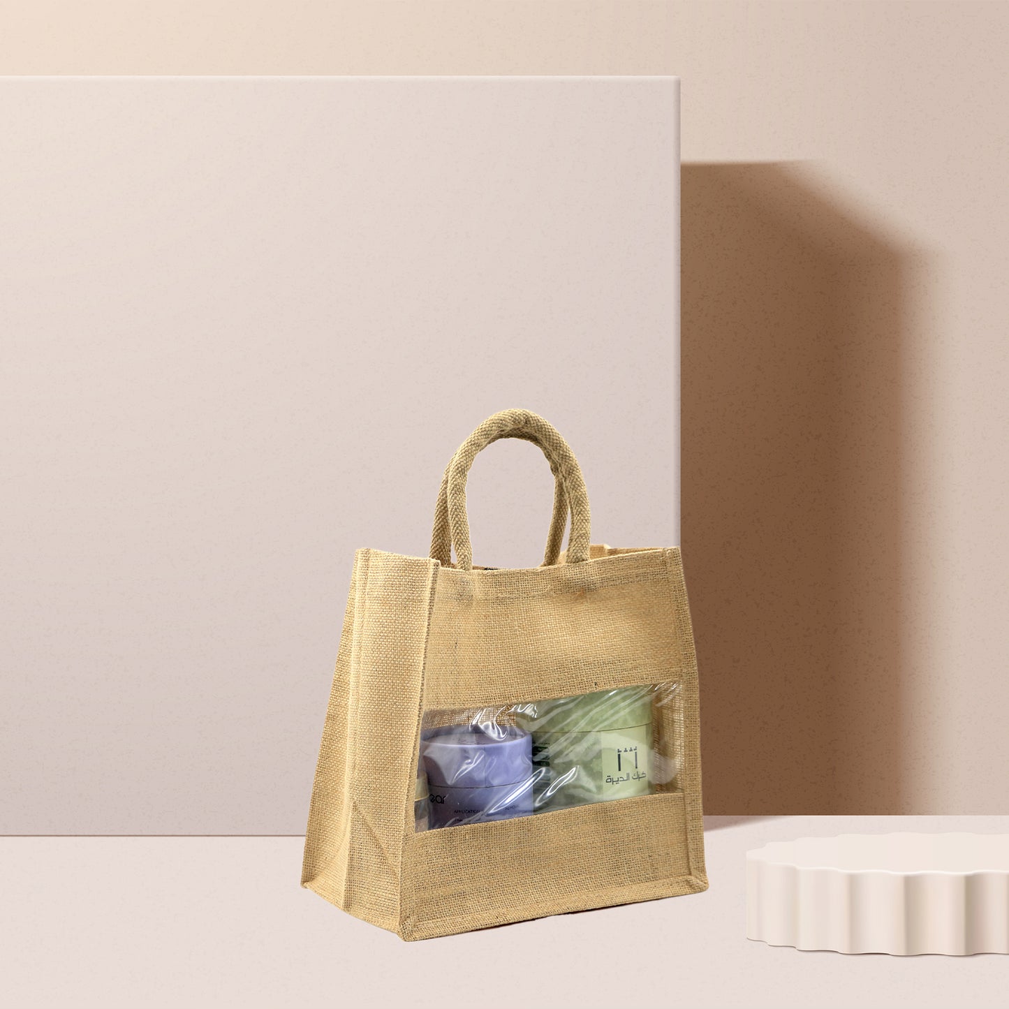 Jute Bag with Window