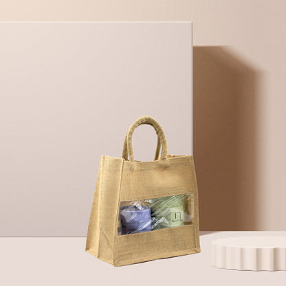 Jute Bag with Window