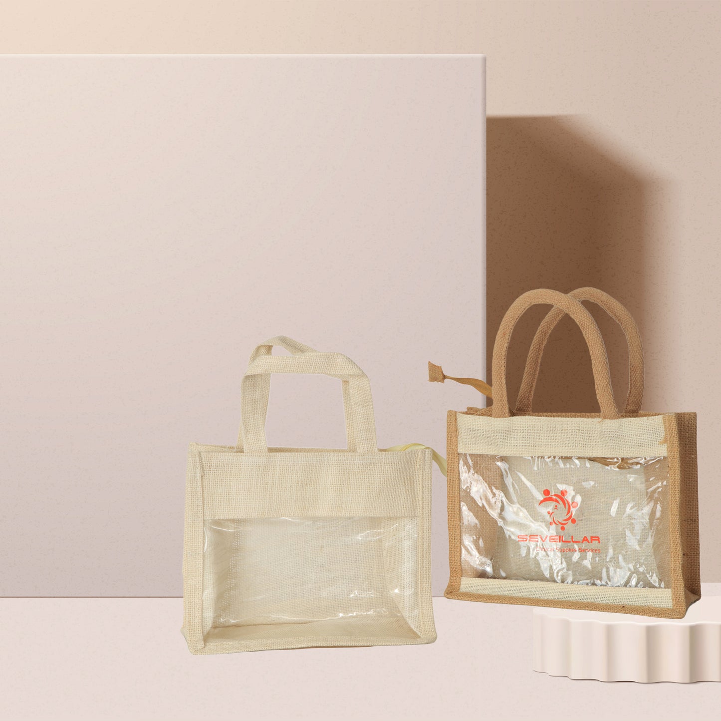 Jute Bag with Window