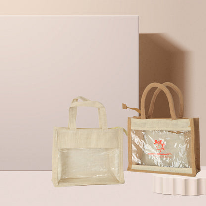 Jute Bag with Window