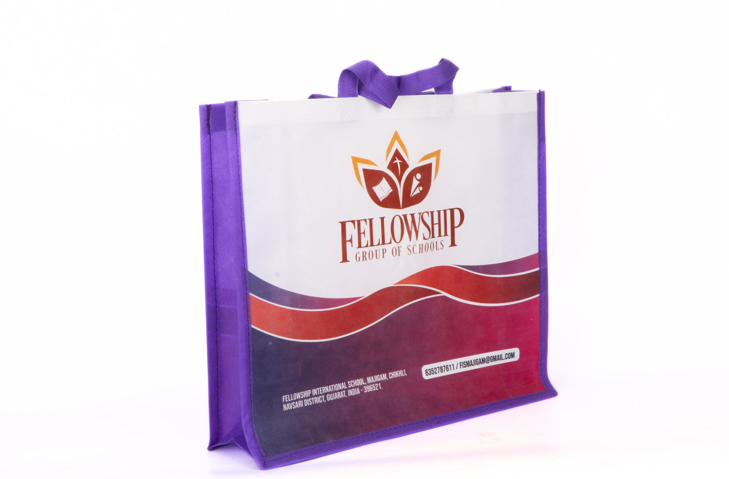 Multicolor Stitch Non Woven Bag