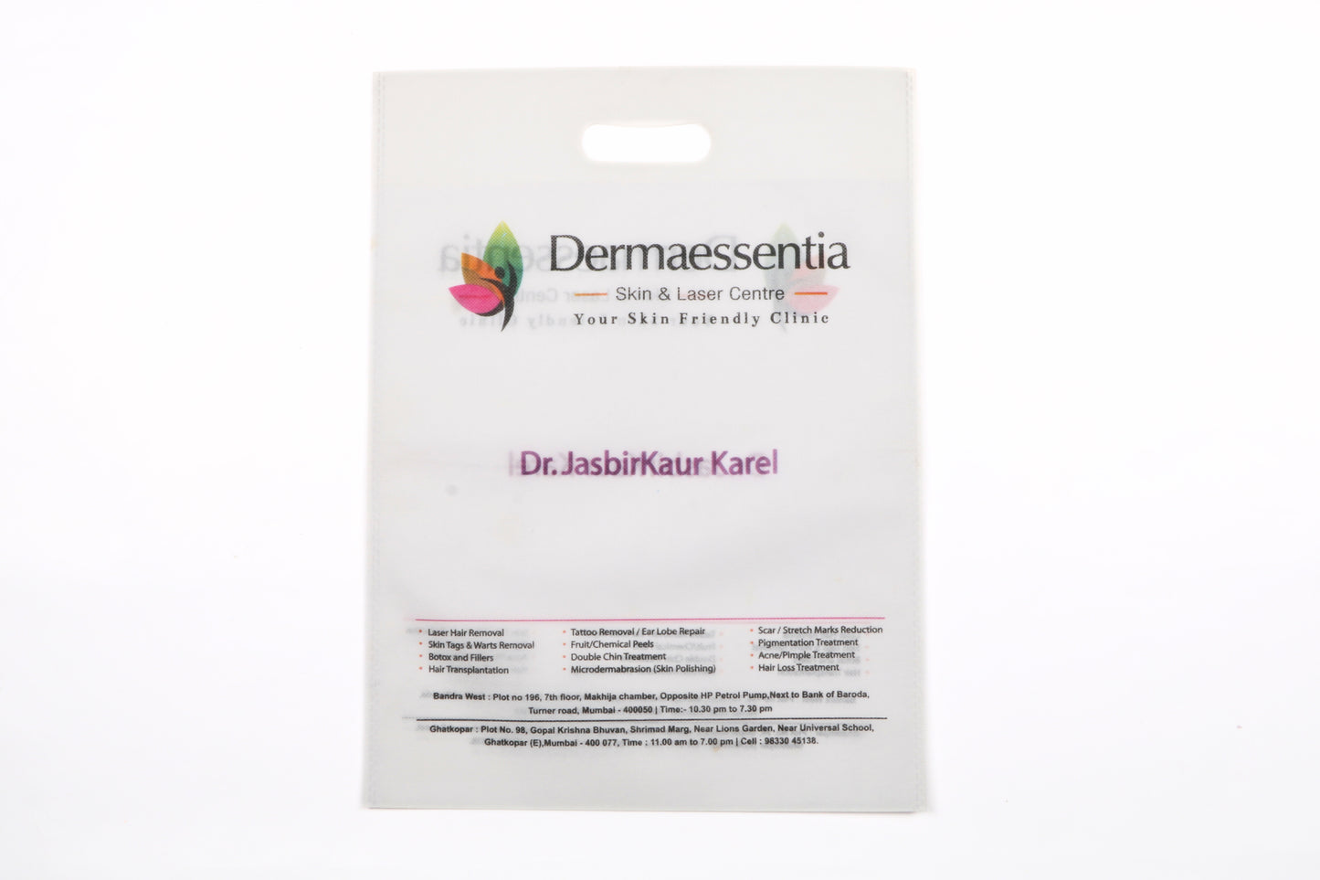 D Cut Ultrasonic Non Woven Bag