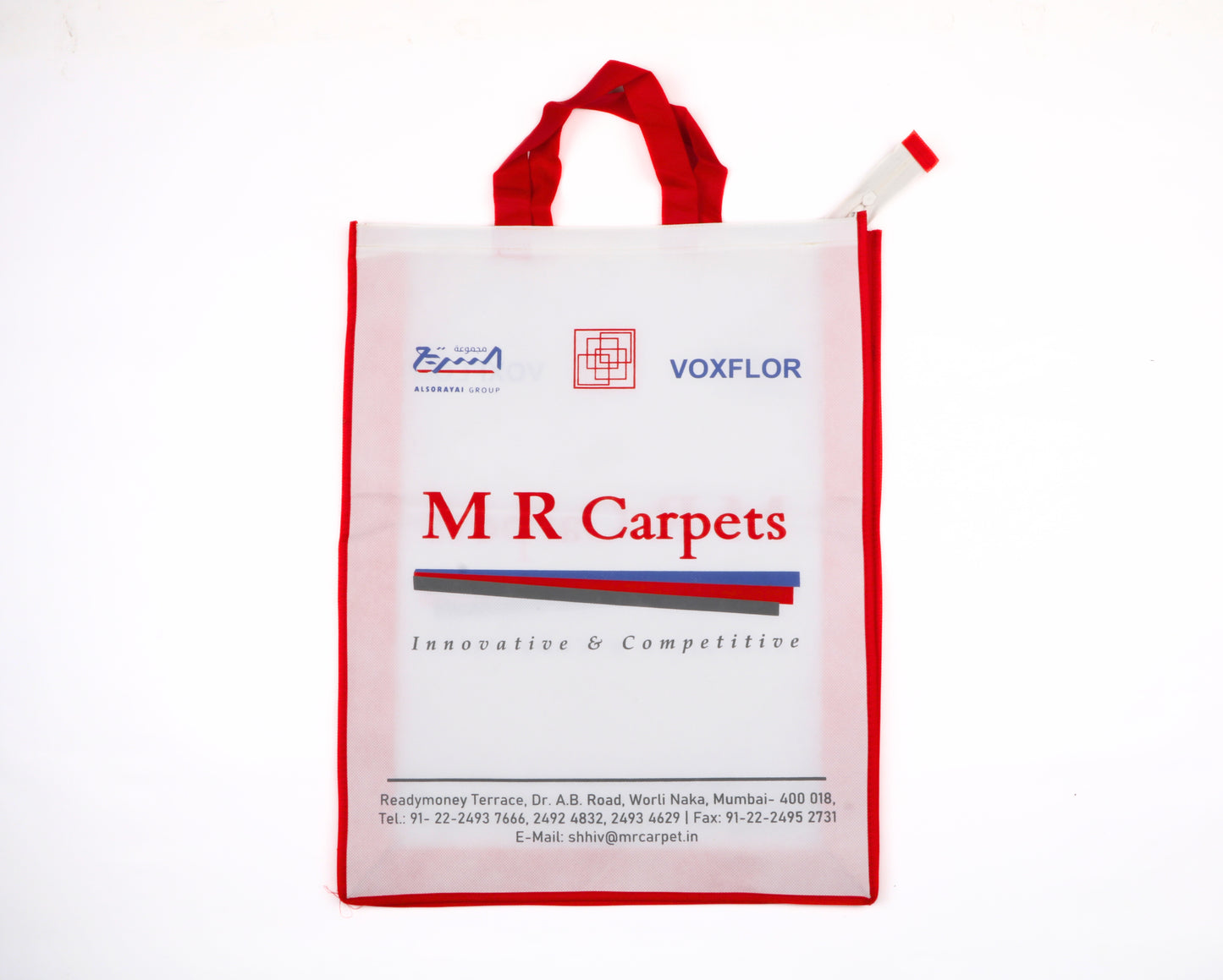 Multicolor Stitch Non Woven Bag