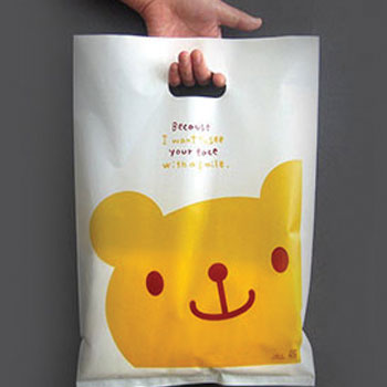 Custom Printed Plastic Carry Bags  D Cut Carrier Bags Online For Retail  and Merchandise Store